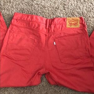 Vibrant colored Levi’s